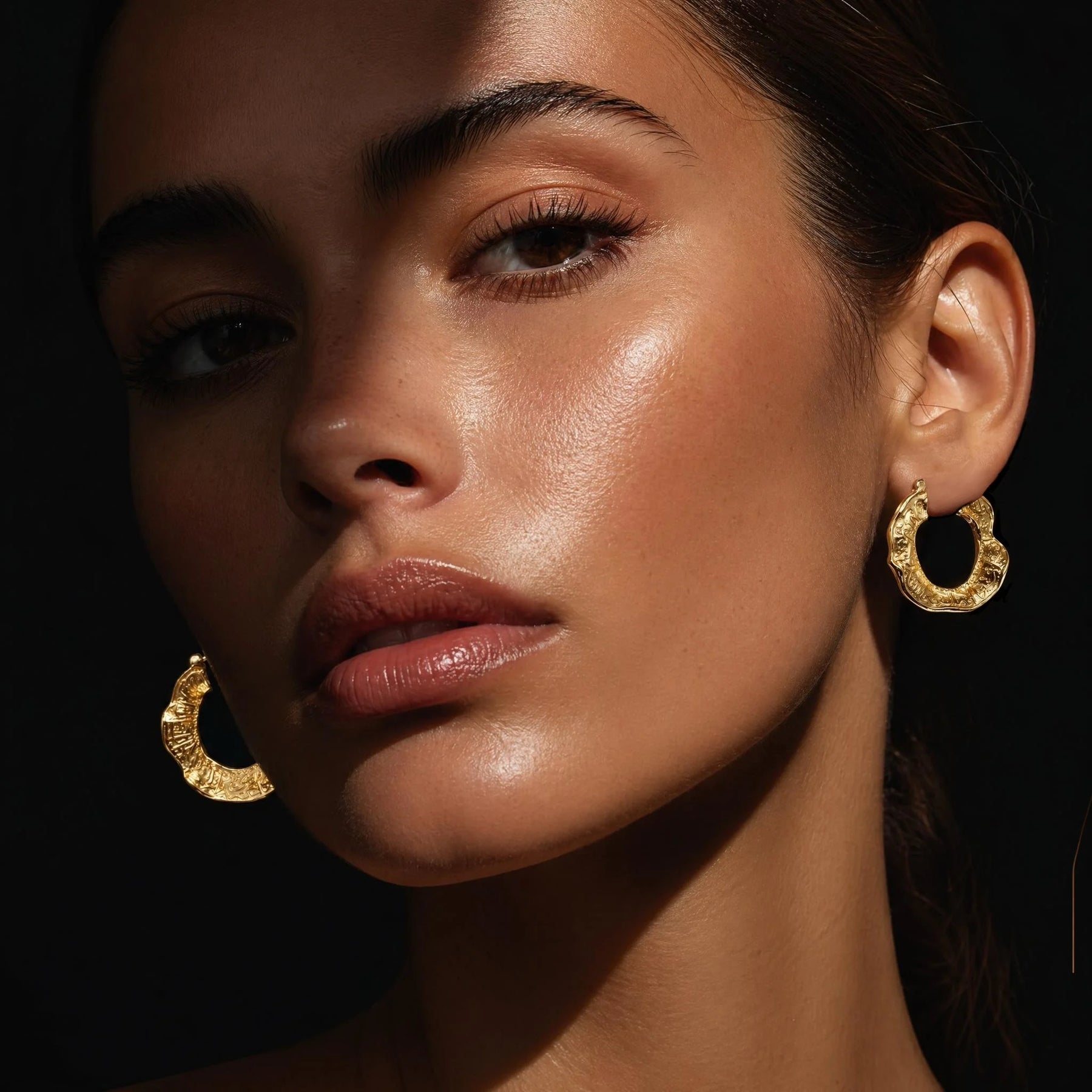 Scrunch Coin Earring